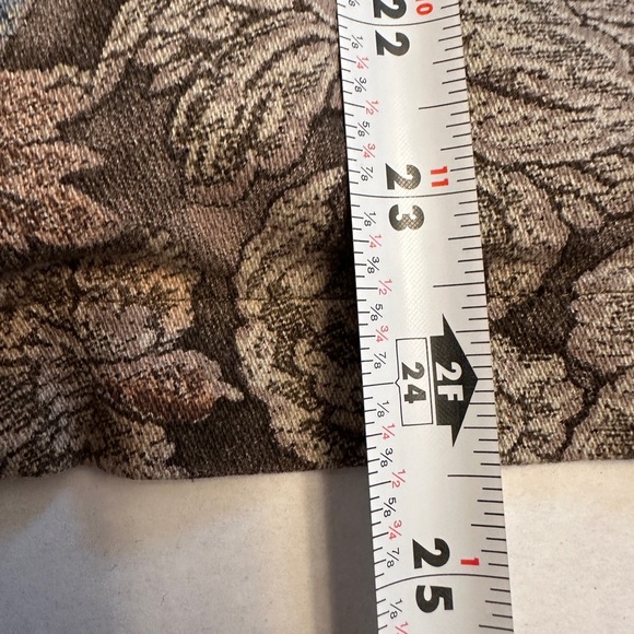 Vintage 90s Gotcha Covered Size Large Floral Blazer Fringe Neck Cuffs Tapestry - Picture 9 of 9